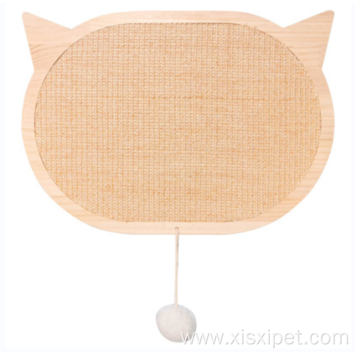 wood cat scratching board with fixed suction cup